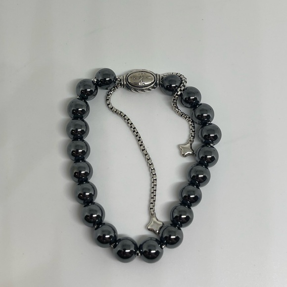 David Yurman Hematite Spiritual Beads Bracelet - Picture 2 of 7
